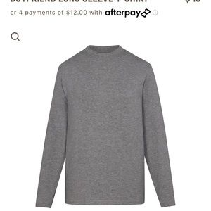 SKIMS Boyfriend Long Sleeve T-Shirt